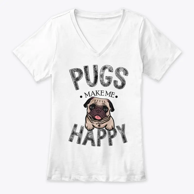 Pugs Make Me Happy